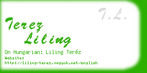 terez liling business card